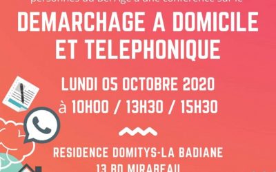 Conférence le 5 octobre 2020 sur Marseille à destination des seniors