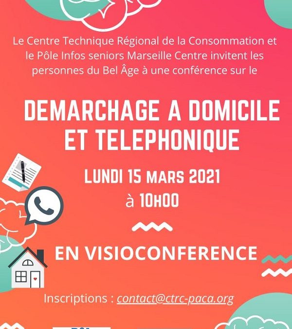 Conférence sur le démarchage téléphonique et la vente hors établissement (en visioconférence)