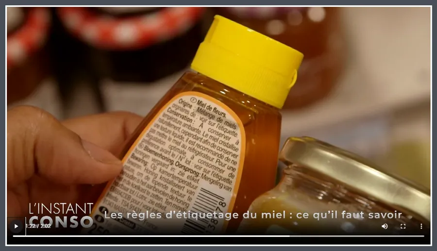 etiquetage du miel