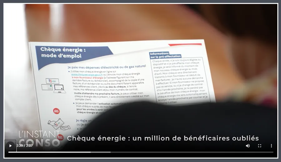 chèque énergie attribution