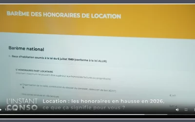Honoraires de Location : hausse en 2026